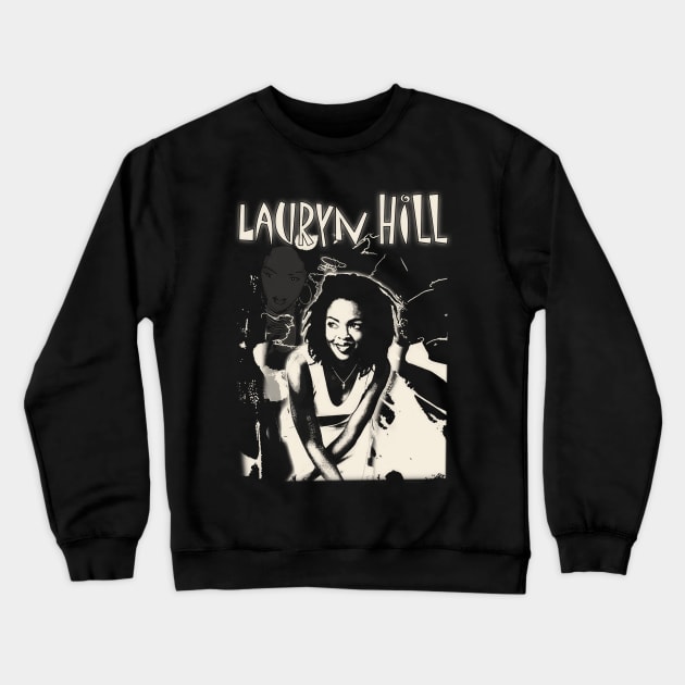 Lauryn Hill Fugees The Famous Vintage Retro Rock Rap Hiphop Crewneck Sweatshirt by beckhamwarren